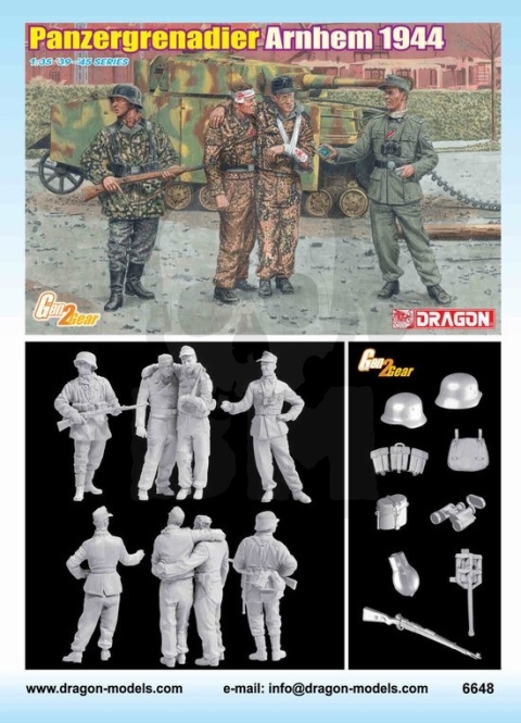 1:35 Panzergrenadier Arnhem 1944 - 4 żołnierzy