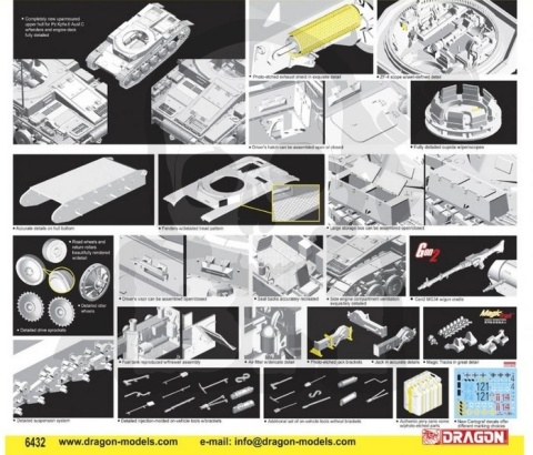 1:35 Dragon 6432 Pz.Kpfw.II Ausf.C mit Zusatzpanzer