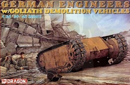 1:35 German engineers w/Goliath Demolition vehicles