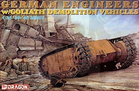 1:35 German engineers w/Goliath Demolition vehicles