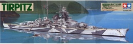 1:350 Tamiya 78015 German Battleship Tirpitz - niemiecki pancernik