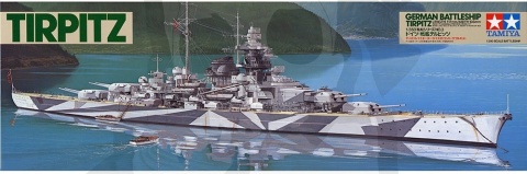 1:350 Tamiya 78015 German Battleship Tirpitz - niemiecki pancernik