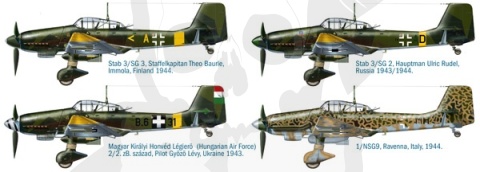 1:48 Ju-87 D-5 Stuka - model samolotu