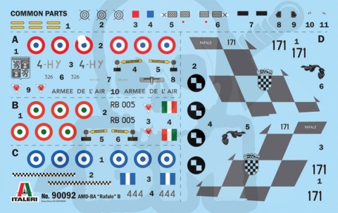 1:72 Model samolotu Rafale B - francuski myśliwiec