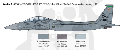 1:72 Model samolotu F-15E Strike Eagle - samolot myśliwsko-bombowy