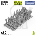 3D printed set - Candle holders 1:48-1:35 - świeczniki 30 szt.