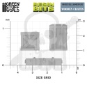 3D printed set - Wooden Crates 1:48 - drewniane skrzynki 14 szt.