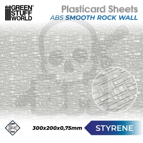 ABS Plasticard - Cegły arkusz teksturowany A4