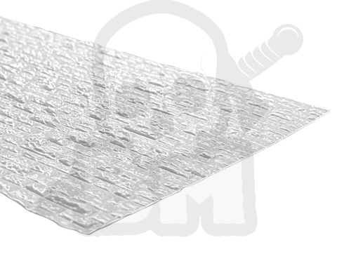 ABS Plasticard - Mur arkusz teksturowany A4