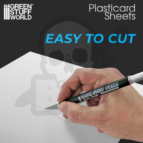 ABS Plasticard - Mur arkusz teksturowany A4