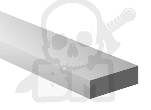 ABS Plasticard - Profile PLAIN 2,5mm 10 szt.