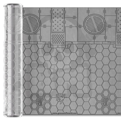 Hexagons Rolling Pin wałek do odciskania tekstur heksy