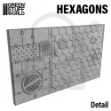 Hexagons Rolling Pin wałek do odciskania tekstur heksy