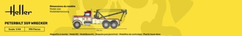Heller 56794 Starter Set Peterbilt 359 Wrecker 1:43