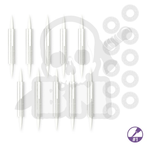 Refillable marker tip refills - Size 1 - wkłady do markerów 10 szt.