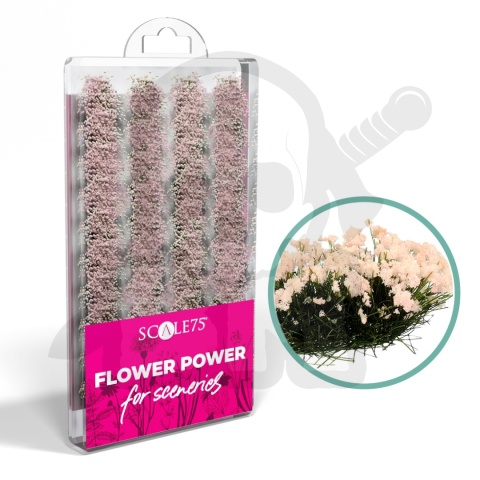 Scale75 Flower Power Pink Flowers - 28 krzewów do makiet
