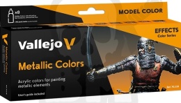 Vallejo 70118 Zestaw Model Color 8 farb - Metallic Colors