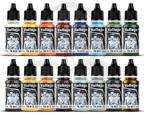 Vallejo 70146 Zestaw Model Color 16 farb - Naval Steam Era