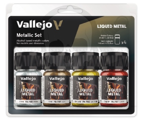 Vallejo 70199 Liquid Gold Zestaw 4 farb