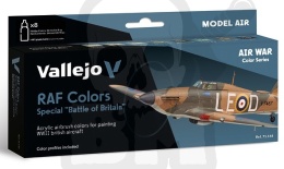 Vallejo 71144 Zestaw 8 farb Model Air War RAF Colors Battle of Britain
