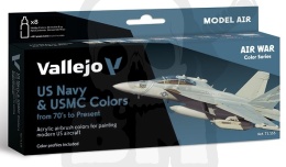 Vallejo 71155 Zestaw 8 farb Model Air War US NAVY & USMC Colors from 70's to present