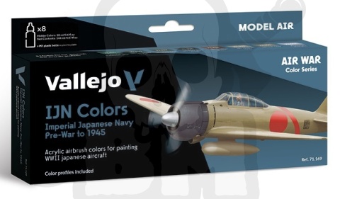 Vallejo 71169 Zestaw 8 farb Model Air War Imperial Japanese Navy to 1945