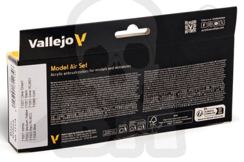 Vallejo 71174 Zestaw 8 farb 18ml Model Air - Basic Colors