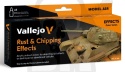 Vallejo 71186 Zestaw 8 farb Model Air - Rust & Chipping