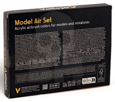 Vallejo 71191 Zestaw 16 farb Model Air Railway Colors