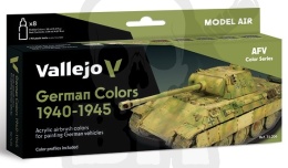Vallejo 71206 Zestaw Model Air 8 farb - German Colors 1940-1945