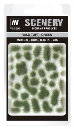 Vallejo SC406 Wild Tuft - Green 4mm