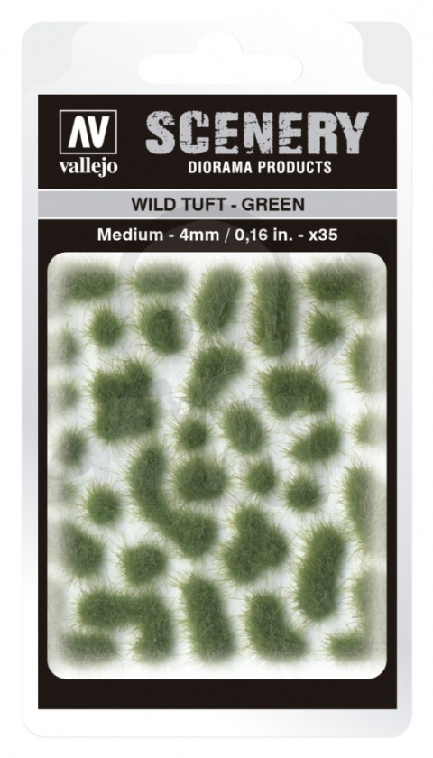 Vallejo SC406 Wild Tuft - Green 4mm