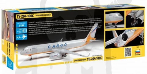 1:144 Cargo Airplane Tupolev TU-204-100C - samolot transportowy