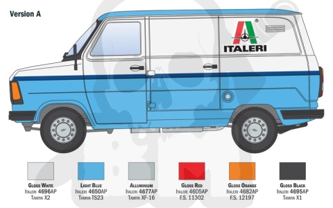 1:24 Ford Transit - Italeri - model samochodu