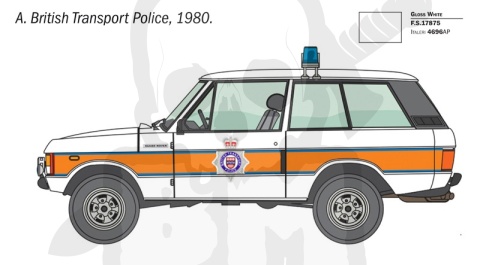 1:24 Model samochodu Range Rover Police