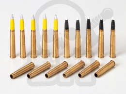 1:35 Tamiya 35189 Tiger I Brass 88mm Projectiles - pociski do armaty 8.8 cm