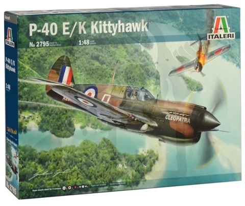 1:48 P-40 E/K Kittyhawk - model samolotu