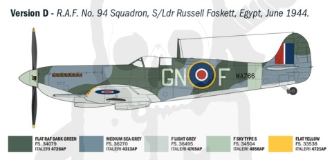 1:48 Spitfire Mk. IX Aces (PL) - Pierre Clostermann Jan Falkowski