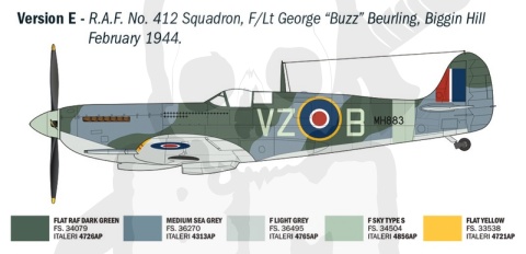 1:48 Spitfire Mk. IX Aces (PL) - Pierre Clostermann Jan Falkowski