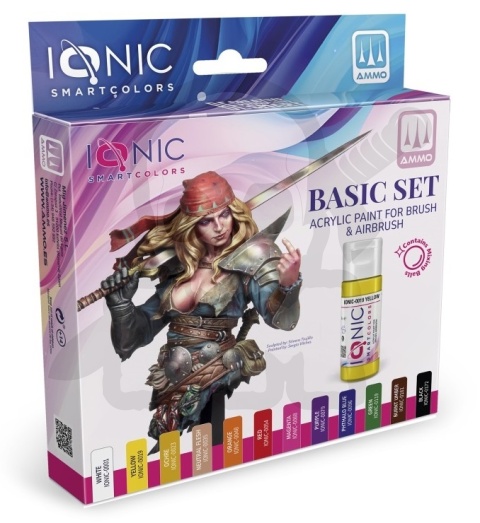 Ammo Mig IONIC 0500 Smart Colors: Basic Set - 12 farb 20 ml