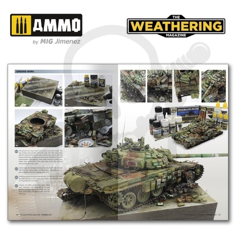 Ammo Mig PORADNIK J.POLSKI - The Weathering Magazine Issue 33. SPALONE
