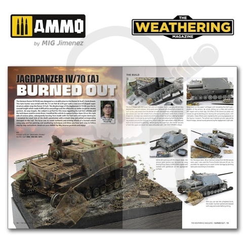 Ammo Mig PORADNIK J.POLSKI - The Weathering Magazine Issue 33. SPALONE