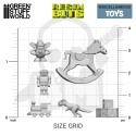 3D printed set - Children Toys Resin Set - zabawki 25 szt.