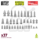 3D printed set - Rockets and Missiles 1:48-1:35 - rakiety i pociski 37szt.