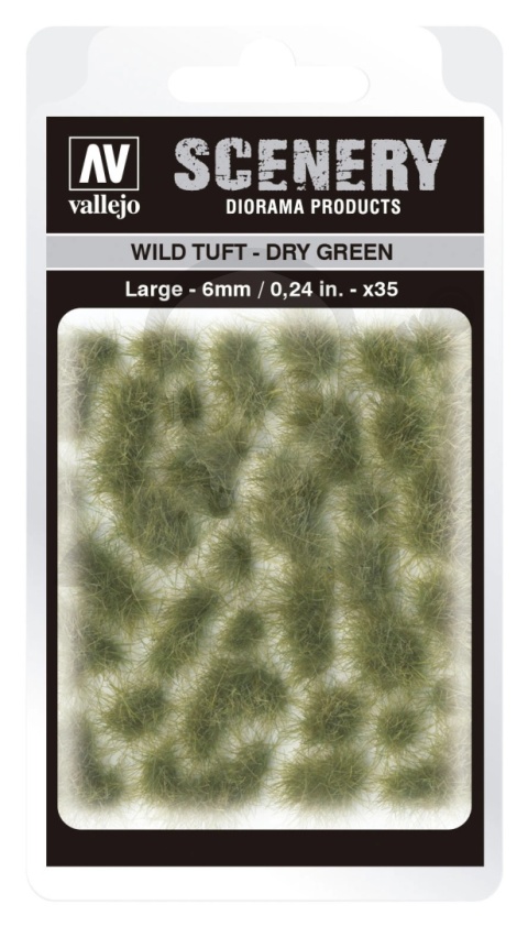 Vallejo SC415 Wild Tuft - Dry Green 6mm