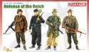 1:35 Defense of the Reich - 4 żołnierzy + ekwipunek i broń