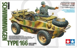 1:35 Tamiya 35393 German Schwimmwagen Type 166 Wide Wheel Version