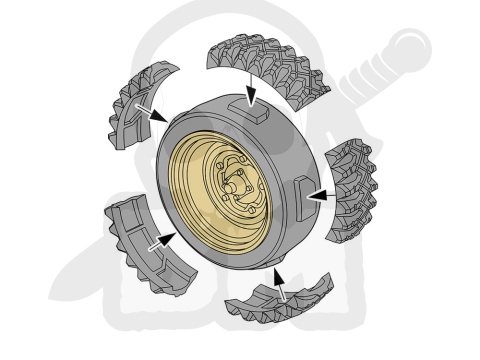 1:35 Tamiya 35393 German Schwimmwagen Type 166 Wide Wheel Version