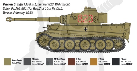 1:35 Pz.Kpfw VI Tiger I Ausf. H (tp) Early production - model czołgu