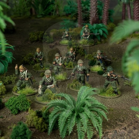 Japanese Infantry 2 wypraski - 6 japońskich żołnierzy